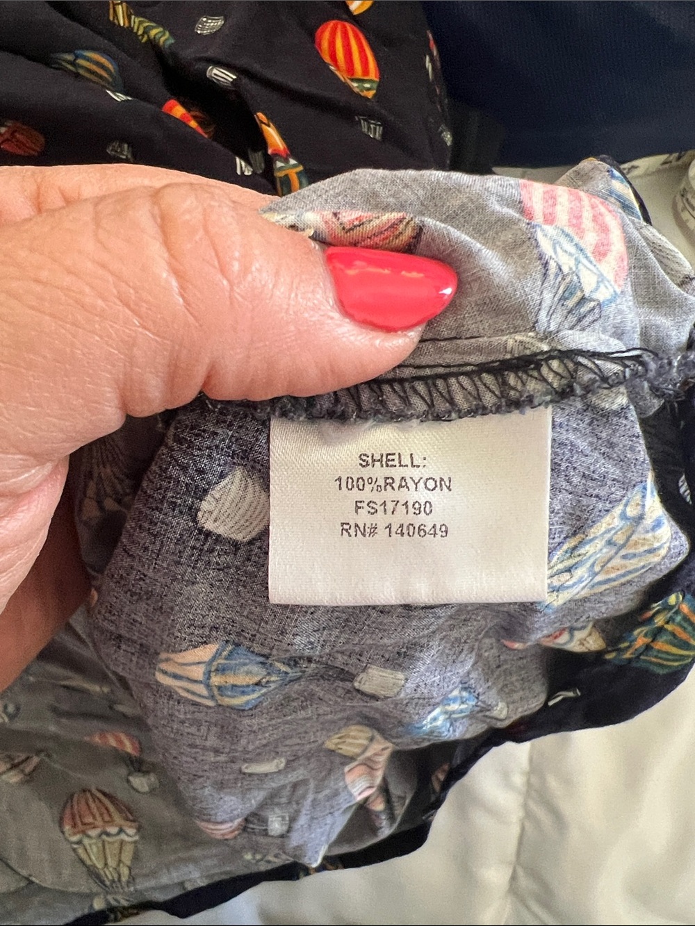 ModCloth Navy Hot Air Balloon Print Dress - Picture 8 of 8